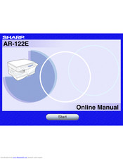 Sharp AR-123E Online Manual