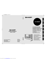 Sharp LC-20A2E Operation Manual