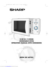 Sharp R-202M Operation Manual With Cookbook