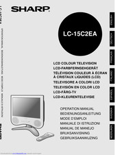 Sharp LC-20C2EA Operation Manual