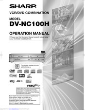 Sharp DV-NC100H Operation Manual