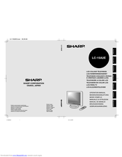 Sharp LC-15A2E Operation Manual
