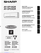 Sharp AY-XP18GR Operation Manual