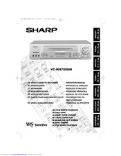Sharp VC-MH780BM Operation Manual