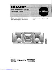Sharp CD-BA2000H Operation Manual