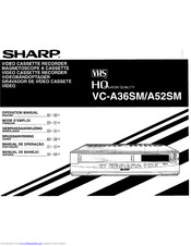 Sharp VC-A52SM Operation Manual