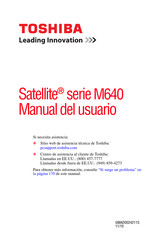 Toshiba Satellite M645-S4118 Manual Del Usuario