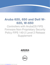 Dell Aruba 620 Supplement Manual