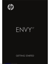 HP Envy 17 3D Getting Started Manual