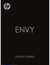 HP ENVY 17-3200 Getting Started Manual