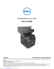 Dell B5465dnf Mono Laser Printer MFP User Manual