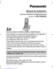 Panasonic KXTGA935 - DIGITAL CORDLESS HANDSET INSTALL Manual De Instalación