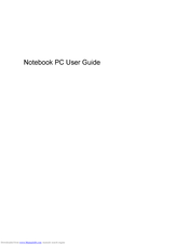HP G72-100 - Notebook PC User Manual