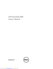 Dell PowerEdge R820 Owner's Manual