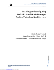 Dell UPS Local Node Manager User Manual