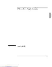 HP OmniBook 4100 - Notebook PC User Manual