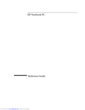 HP OmniBook xe3-gd - Notebook PC Reference Manual