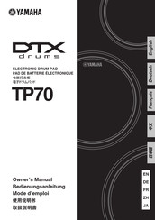 Yamaha TP70 Owner's Manual