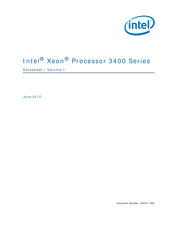 Intel Xeon 3400 Series Datasheet