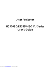 Acer E131D series User Manual