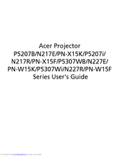 Acer P5307Wi Series User Manual