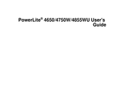 Epson PowerLite 4855WU Manual