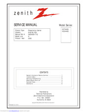 Zenith H27G48S Service Manual