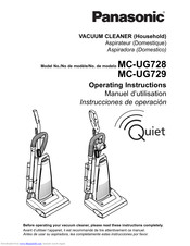 Panasonic MC-UG729 Operating Instructions Manual