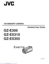 Jvc GZ-EX310 Manuals | ManualsLib
