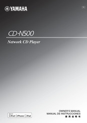 Yamaha CD-N500 Owner's Manual
