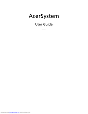 Acer Aspire Z1220 User Manual