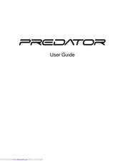 Acer Predator G5920 User Manual
