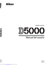 Nikon EN-EL9 - D5000 Digital SLR Camera Manual Del Usuario