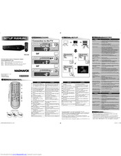 Magnavox MDV2300 Setup Manual