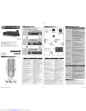 Magnavox MDV3300 Setup Manual