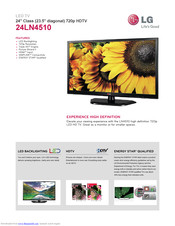 LG 24LN4510 Specifications
