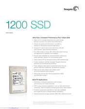 Seagate 1200 SSD Datasheet