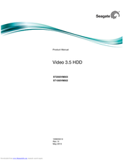 Seagate Pipeline HD ST2000VM003 Product Manual