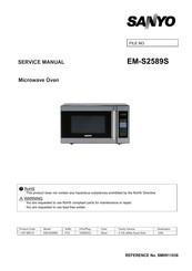 Sanyo EM-S2589S Service Manual