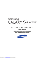 Samsung GALAXY S4 Active User Manual