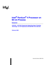 intel pentium 4 specifications