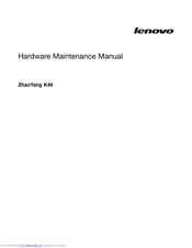 Lenovo K49 Hardware Maintenance Manual