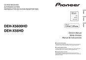Pioneer DEH-X56HD Owner's Manual