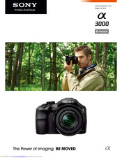 Sony alpha 3000 Features Manual
