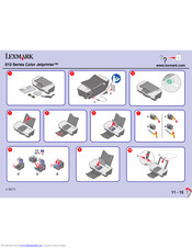Lexmark Color Jetprinter 810 Series Setup Manual