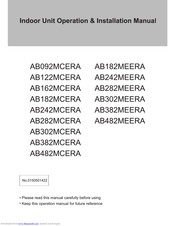 Haier AB122MCERA Operation Manual