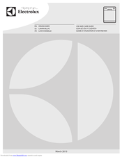 Electrolux EIDW5705PW Use And Care Manual