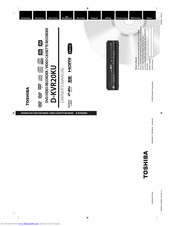 Toshiba D-KVR20KU Owner's Manual