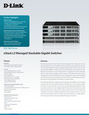 D-Link xStack DGS-3620-28PC Specifications