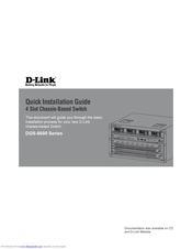 D-Link DGS-6600-PWR Quick Installation Manual